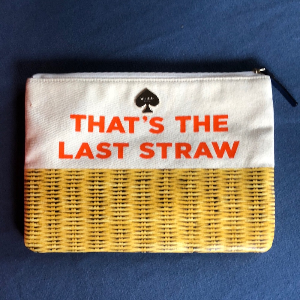 Kate Spade That’s the Last Straw pouch